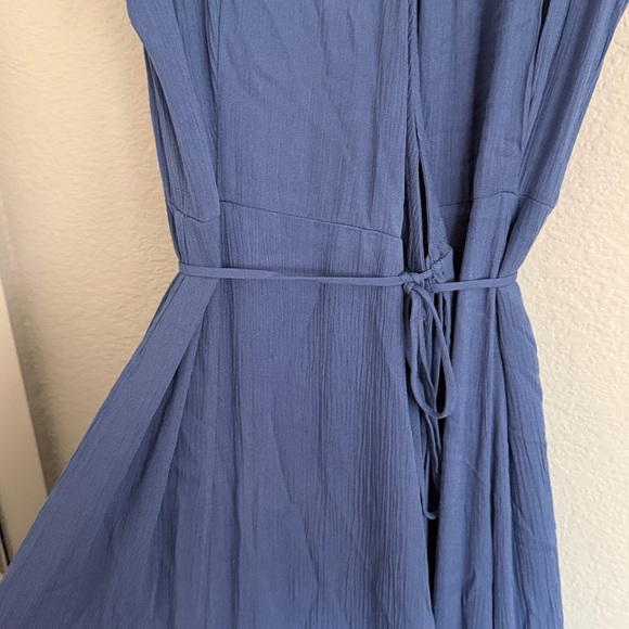Lulus Heart of Marigold Denim Blue Wrap Maxi Dress - Picture 10 of 13